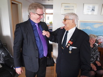 Kuvia Erik Söderholmin 90 v. synttäreiltä 2014.