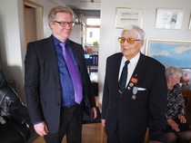 Kuvia Erik Söderholmin 90 v. synttäreiltä 2014.