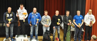 Miesten ilmahirven palkintojenjako Maaningalla 29.3.2015. Roni Tenhunen neljäs.