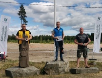 Roni nappasi ensimmäisen Miesten sarjan Suomen Mestaruuden SML:n metsästyshirviammunnassa Lopella 23.7.2021