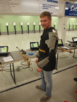 Roni luodikon loppukilpailussa.