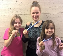 Veera, Olga ja Jenny Sevelius nappasivat kaksi kultaa ja pronssin Etelä-Suomen aluemestaruuskilpailuissa Mäntsälässä 14.2.2016