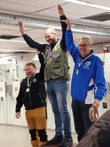 Tapani Koskelalle pronssia 10 m:n liikkuvan maalin sekajuoksujen SM kisoistas Turussa.